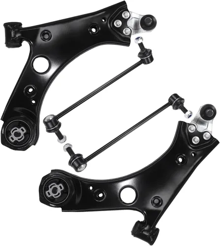 Vista 110 de Detroit Axle - Barras estabilizadoras de brazos de control delanteros 4WD para Ford 2005-2008 F-150 Lincoln Mark LT, 2 brazos de control superiores