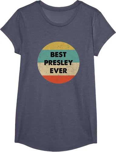 Vista 19 de Camiseta Presley Name, Negro, S