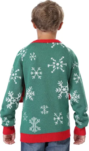 Vista 4 de Fun Costumes Suéter navideño feo para niños