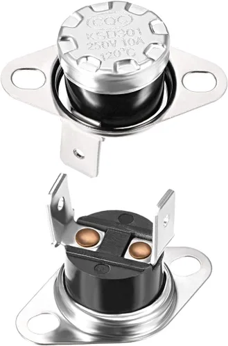 Vista 37 de uxcell KSD301 Termostato 104.0 °F/104°F 10A N.C Ajustar interruptor de temperatura de disco rápido para microondas, horno, cafetera 2 piezas