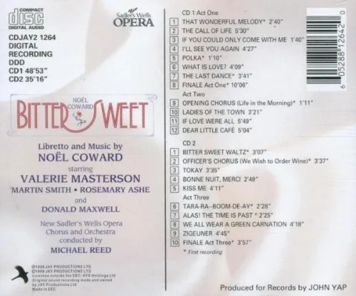 Vista 2 de Bitter Sweet World Premiere Complete Recording