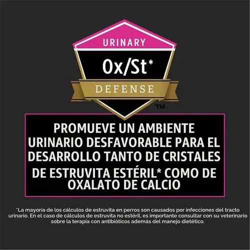 Vista 3 de Purina Pro Plan Veterinary Diets UR Fórmula para Perros con Problemas Urinarios Ox/St - Pienso Seco para Perros - Bolsa de 6 lb
