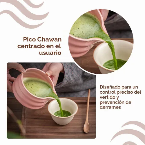 Vista 4 de MatchAiA Juego de batidor de matcha, cuenco de cerámica, batidor de bambú con soporte, tamiz, cuchara Schima, soporte para cuchara y toalla de té