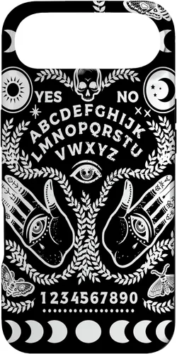 Vista 27 de Ouija Talking Spirit Board Gothic Witchy Funda de manos para iPhone 17
