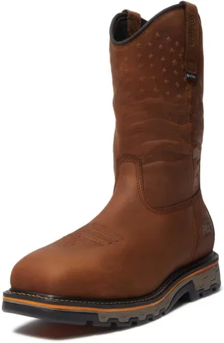Vista 13 de Timberland PRO Botas de trabajo True Grit sin cordones con puntera compuesta para hombre Marrón-2024 Nuevo