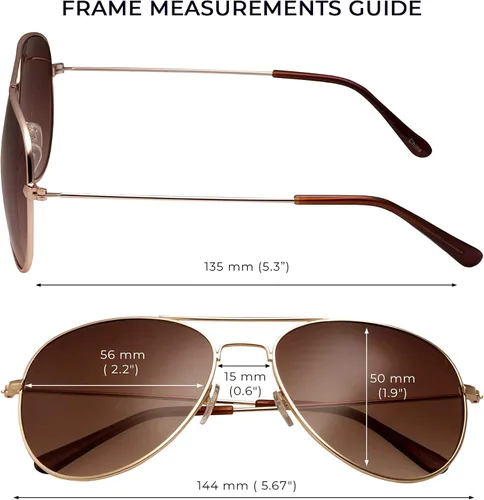 Vista 9 de GrillerPUNCH - Gafas de sol unisex con montura ligera y de moda para todas las formas de cara, protección UV 100 %.