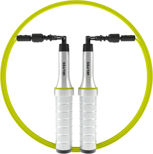 Vista 8 de Velites - Cuerda de saltar Earth 2.0 - Cuerda oficial de juegos CrossFit - Cuerda de velocidad profesional de aluminio para doble bajo, fitness
