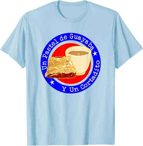Vista 29 de Divertido desayuno cubano café guayaba guayaba café camiseta Negro