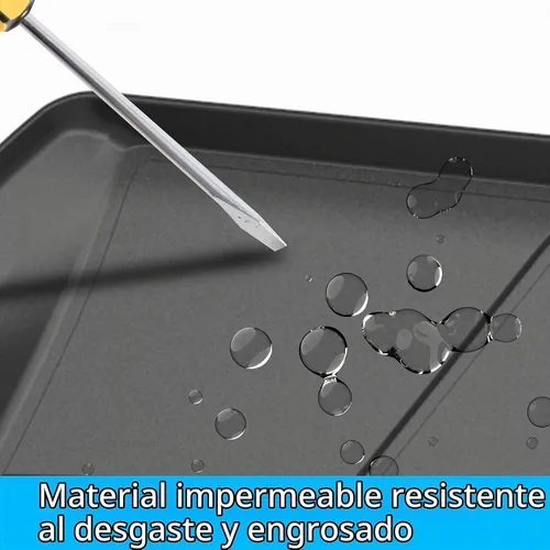 Vista 5 de Elsetyler Revestimiento de carga para viaje 2021 – TPO negro para todo tipo de clima, resistente al agua, bandeja de carga trasera, protector