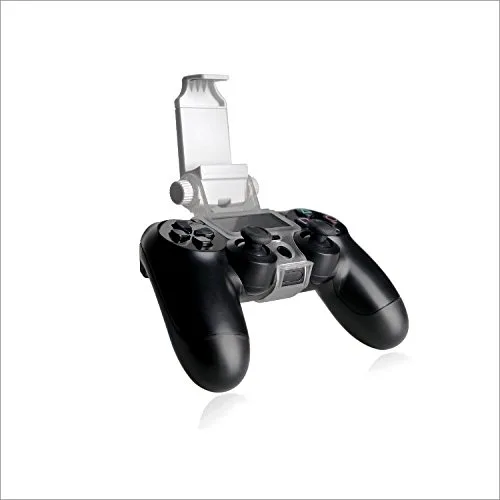 Vista 4 de Dobe PS4 Controller Mobile Smart Phone Clip Mount Holder White for Sony PlayStation 4 Dualshock 4 Controller