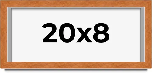 Vista 205 de Marco de 3 x 3 pulgadas de madera maciza de nuez y miel marrón con plexiglás acrílico UV, respaldo de tablero de espuma y accesorios para colgar