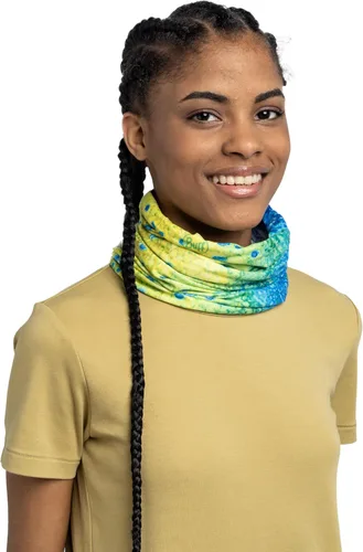 Vista 3 de Buff CoolNet UV Polaina de cuello, Protección solar UPF 50, Transpirable, Versátil, Mascarilla de secado rápido, Colores sólidos, Tamaño adulto