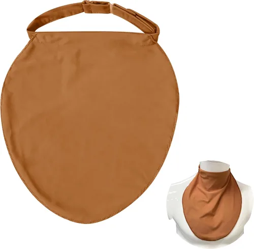 Vista 9 de Cubierta de estoma de cuello para traqueotomía, cubierta de laringectomía transpirable para cuidado de traqueotomía, suministros de traqueotomía
