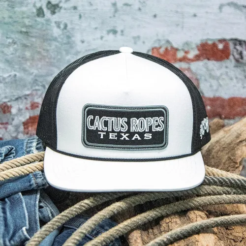 Vista 34 de HOOEY Adjustable Snapback Trucker Hat with Cactus Ropes Logo