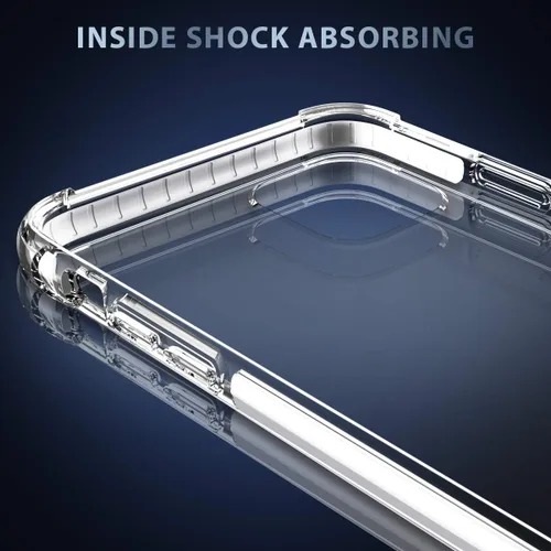 Vista 6 de MATEPROX 11 Pro Max - Carcasa protectora para iPhone 11 Pro Max 6.5, transparente, a prueba de golpes