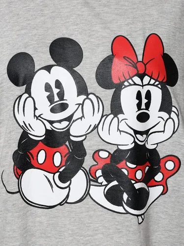Vista 2 de Disney Camiseta de dormir para mujer, estampado de Mickey Minnie Mouse talla única y grande