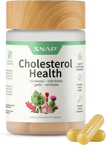 Vista 10 de Snap Supplements Paquete de suplementos para la salud del hígado y desintoxicación y salud del colesterol, apoya la salud del corazón, hígado