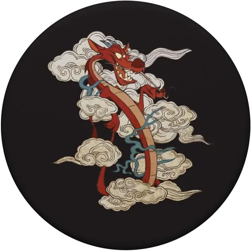 Vista 3 de Disney Mushu PopSockets PopGrip: agarre intercambiable para teléfonos y tabletas
