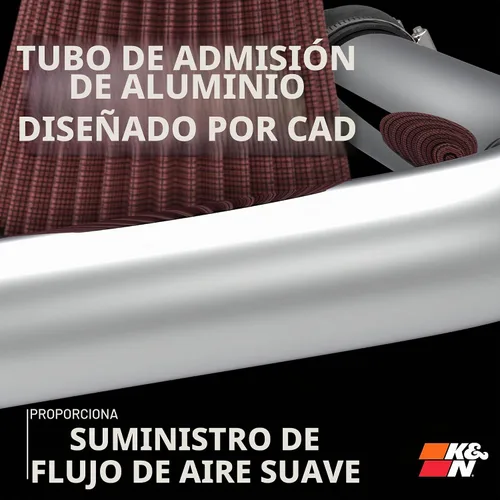 Vista 5 de K&N 77-1563KP - Kit de admisión de alto rendimiento