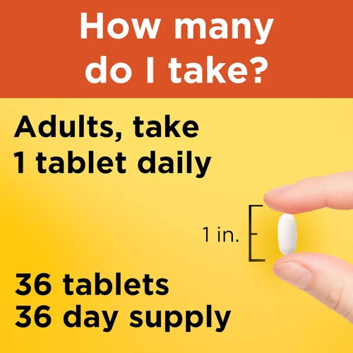 Vista 5 de Nature Made SAM-e Complete 400 mg, suplemento dietético para apoyo al estado de ánimo, 36 tabletas, suministro para 36 días