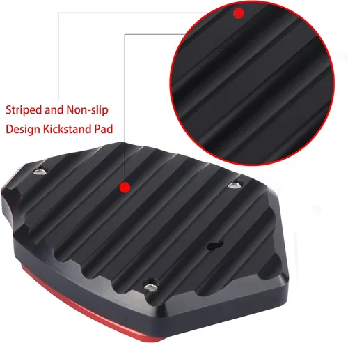 Vista 4 de Worldmotop - Almohadilla de repuesto para Kawasaki Versys650 Versys 650 2010-2022 2010-2022 (rojo)