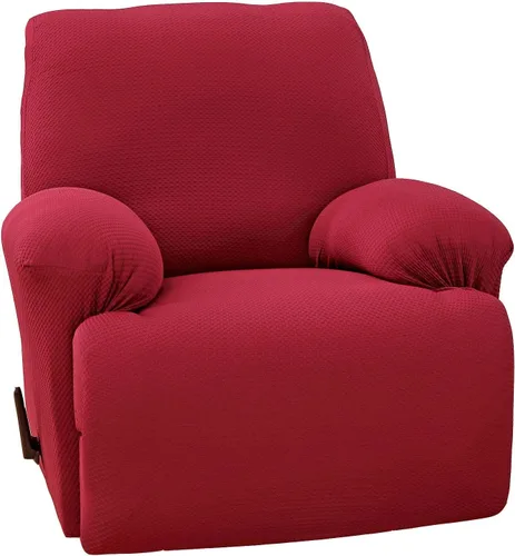 Vista 7 de MarCielo Funda elástica para sillón reclinable, 1 pieza, funda para sofá, funda para silla de muebles (negro)