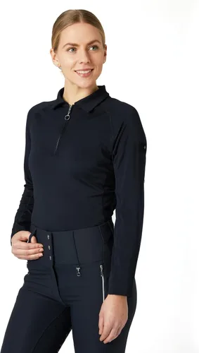 Vista 3 de HORZE Tiana Equestrian - Polo de entrenamiento de manga larga con malla para mujer