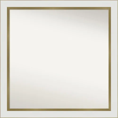 Vista 43 de Amanti Art Espejo personalizado, espejo de baño estrecho Alexandria White Wash, espejo de pared o espejo de tocador de baño sobre el fregadero