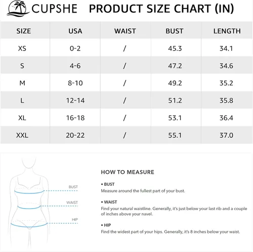 Vista 6 de CUPSHE Vestido corto de playa para mujer, manga 34, con botones, vestido midi de verano