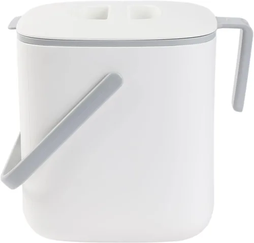 Vista 15 de Blue Ginkgo - Contenedor de compost de cocina, 2.6 L, color gris oscuro