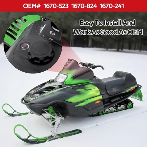 Vista 6 de Tapa del medidor de combustible para moto de nieve Arctic Cat Z 370 440 570 ZL ZR 500 550 600 800 900 M6 M8 M1000 Mountain Cat Firecat Sabercat