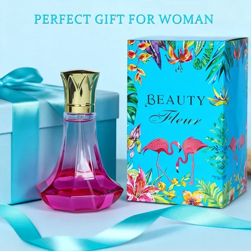 Vista 5 de AFLUXE Beauty Fleur EDP para mujer, aroma floral dulce, 3.4 onzas líquidas