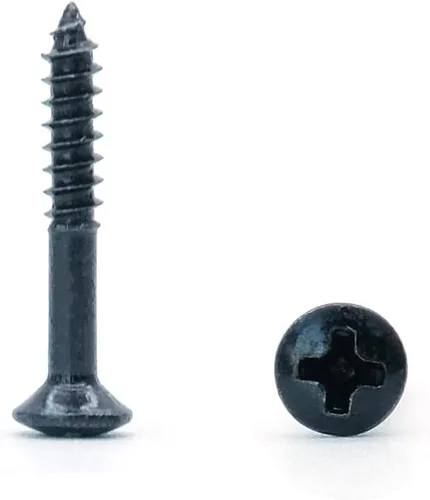 Vista 3 de 20 tornillos de montaje para anillo de pastilla Humbucker para guitarra Les Paul SG (negro)