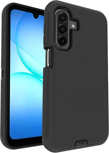 Vista 19 de Funda para teléfono Samsung Galaxy A16 5G, 3 capas de protección contra caídas de 16 pies, con cubierta de puerto a prueba de polvo, funda