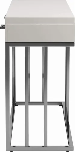 Vista 6 de Coaster Furniture Sofá Mesa Italiana Blanco y Latón Rosa 723139