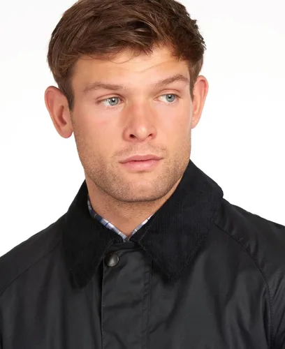Vista 6 de Barbour Chaqueta Ashby Wax para hombre, Verde Oliva