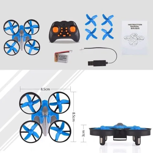Vista 4 de GoolRC Mini Drone 2.4G 4CH 6-Axis Gyro 3D-Flip Modo sin cabeza Retorno de una tecla UFO RC Quadcopter RTF Drone BL
