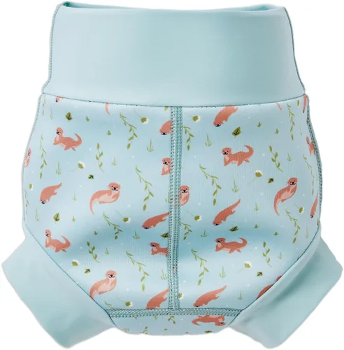 Vista 2 de Splash About Happy Nappy - Pañal de natación reutilizable, nutrias juguetonas, 3-6 meses