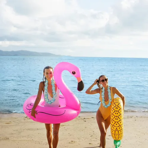Vista 6 de 24 Leis hawaianos gruesos a granel, Leis de graduación de Luau Leis azul océano, decoraciones de revelación de género para adultos, guirnalda floral
