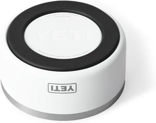 Vista 4 de YETI Boomer 4 - Cuenco antideslizante de acero inoxidable para perros, capacidad para 32 onzas Blanco