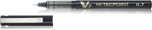 Vista 3 de Pilot BX-V7-B Hi-Tecpoint - Bolígrafo de punta de 0.028 in, color negro, caja de 12