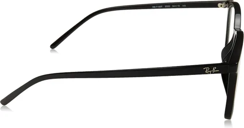 Vista 3 de Ray-Ban RX7185f Low Bridge Fit Square Prescription Eyeglass Frames