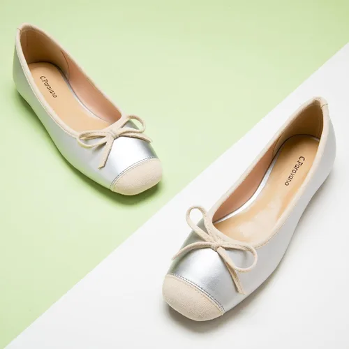 Vista 2 de C.Paravano Zapatos planos para mujer Zapatos planos para mujer Zapatos planos Zapatos elegantes para mujer Zapatos planos de punta redonda
