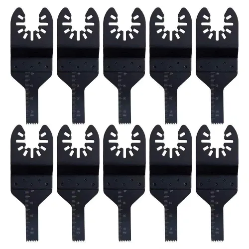 Vista 7 de 10 hojas de sierra oscilantes estándar E-Cut de 3/4 pulgadas para Black