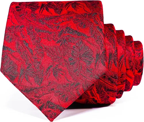 Vista 4 de STEFANO CORVALI Mens Tie Pocket Square Set Silk Dress Woven Necktie with Hanky Cufflinks Clip