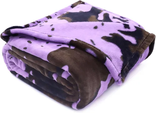 Vista 53 de Manta de vaca para niños de 40 x 50 pulgadas, ropa de cama de forro polar ultrasuave para niños y niñas, manta ligera para cochecito de bebé, bonita