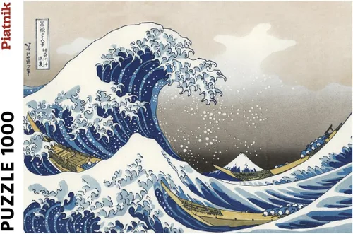 Vista 2 de Hokusai The Wave - Rompecabezas de 1000 piezas