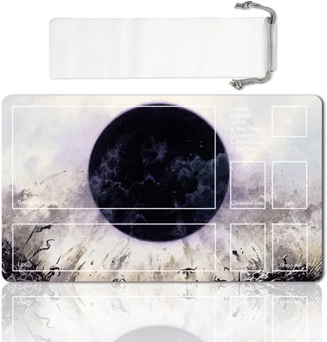 Vista 10 de Juego de mesa MTG Playmat Games Tamaño 60X35 cm CCG Compatible para TCG RPG CCG Play Mats (Ajani Steadfast-Zone)