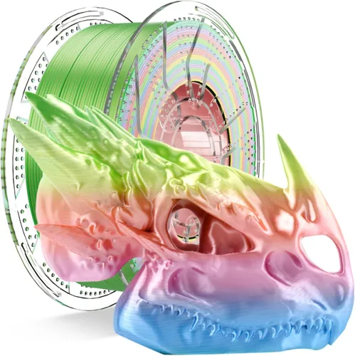 Vista 32 de Conjure PETG Rainbow - Filamento para impresora 3D, 2.2 libras Arco iris-2.2 lbs