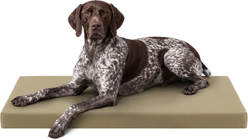 Vista 35 de K9 Ballistics Cama ortopédica Ripstop resistente – Almohadilla duradera para perrera con funda lavable para perros grandes, 41 x 27 pulgadas se azul